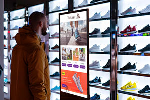 55” CL Touch Totem, Freestanding Capacitive Display
