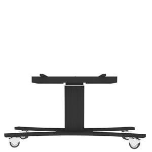 Mobile trolley LOW with electric height & TILT adj. for 55"-56" displays, C-base, all black